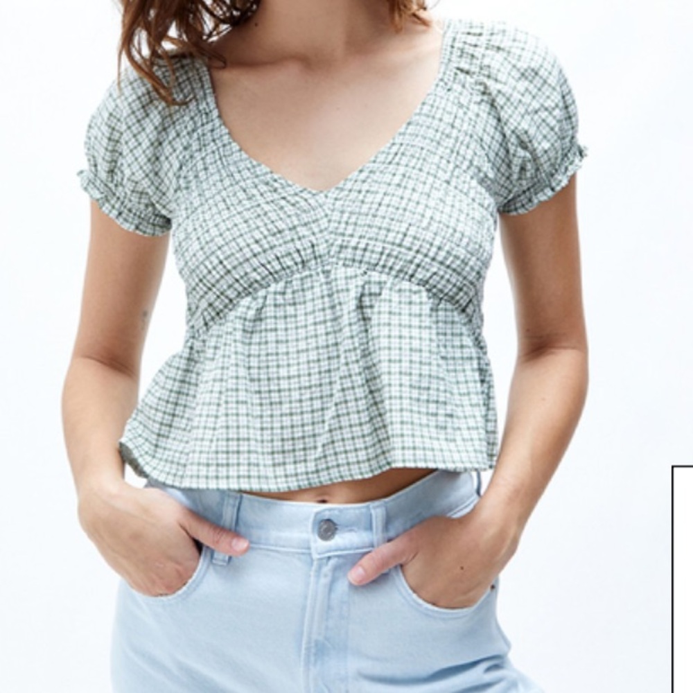 LA Hearts V-Neck Babydoll Top - PacSun size medium NWT